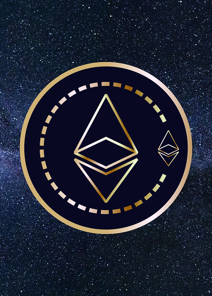 Ethereum Symbol in Galaxy