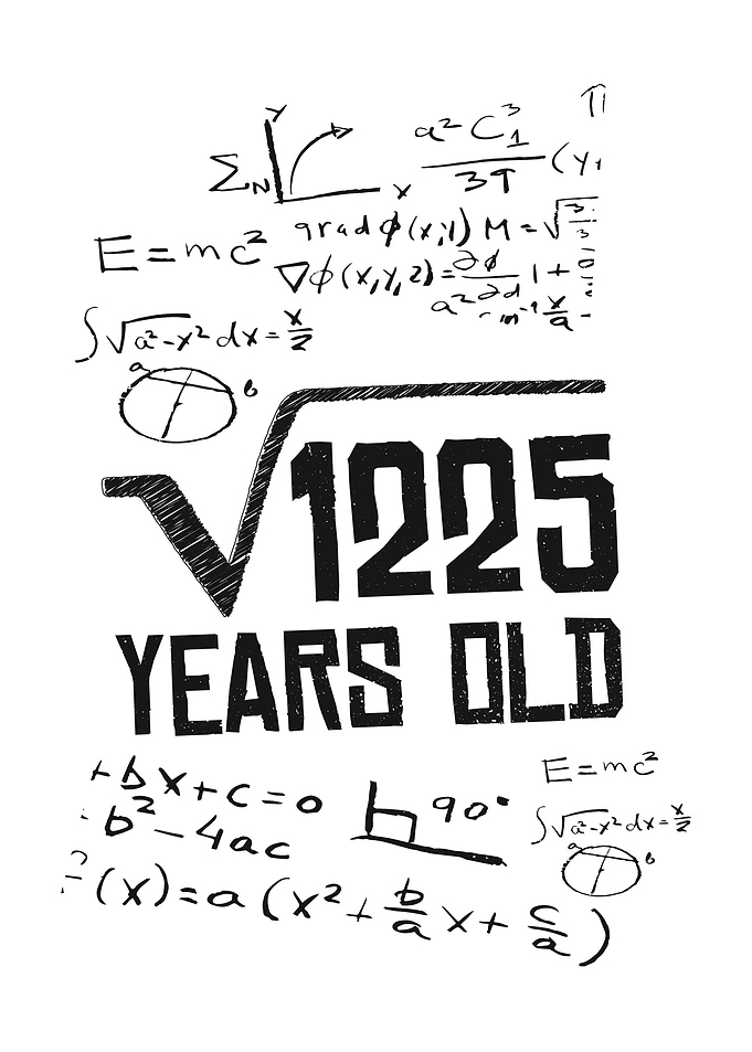 1225 Years Old Root 35th