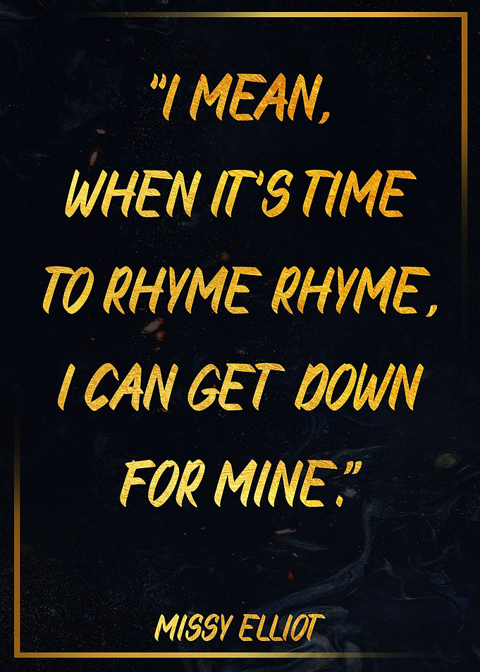 Phrase Missy Elliot