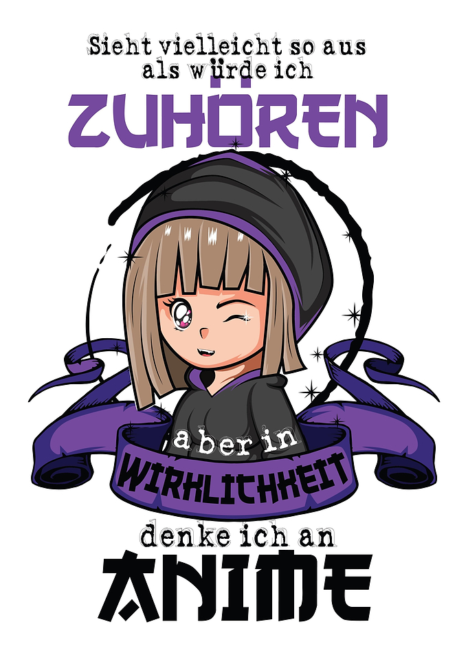 Perfekter Anime Fan Spruch
