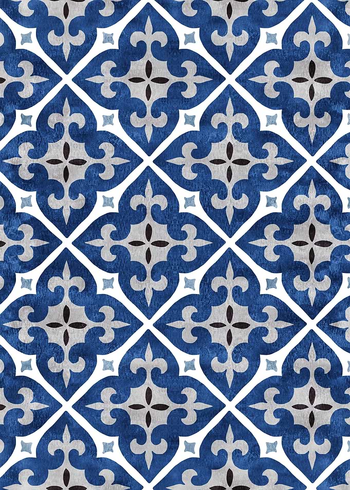 Moroccan Floral Tile 08