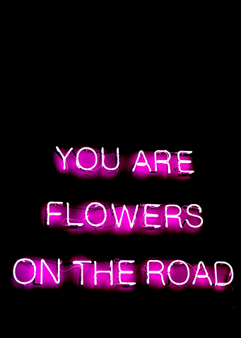 Flowers on the Road