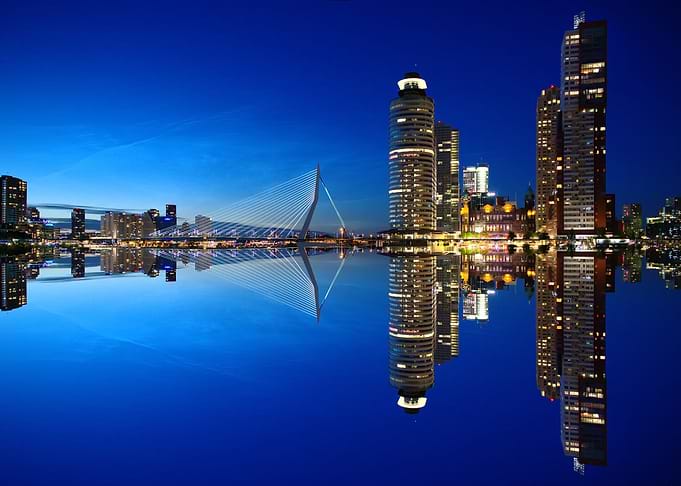 Skyscraper reflections