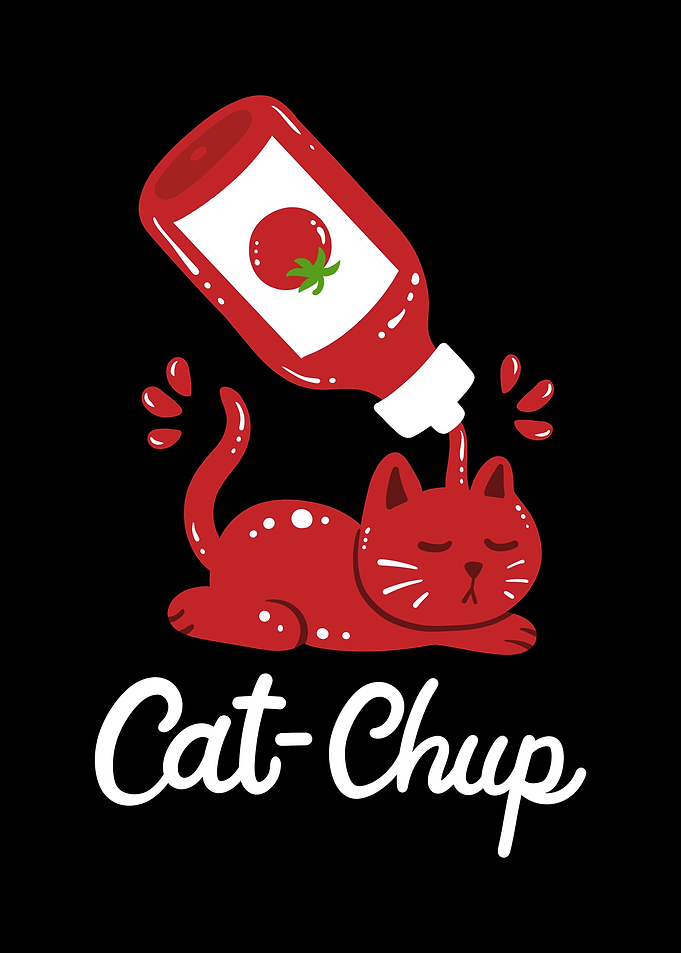 Cat Ketchup Kawaii