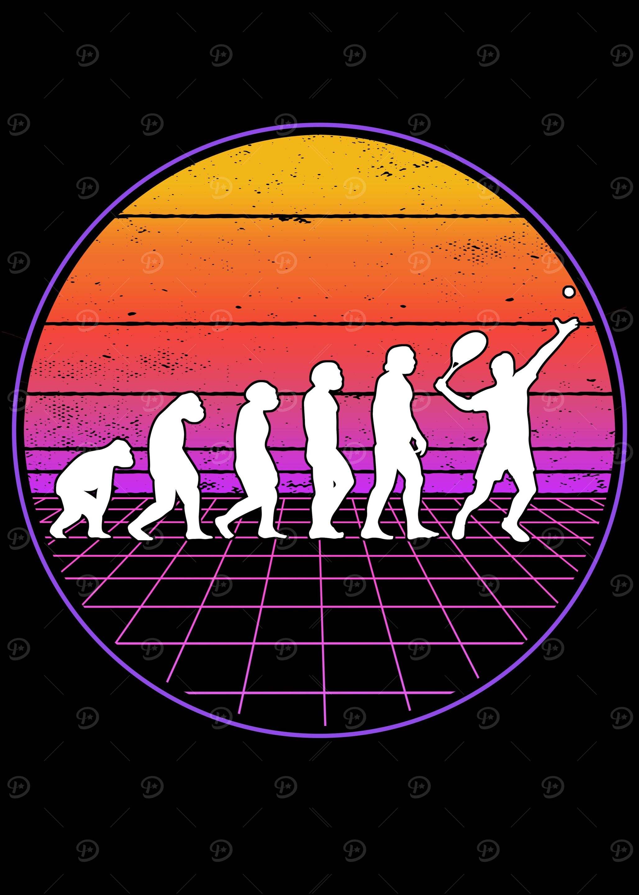 Tennis Evolution Vaporwave