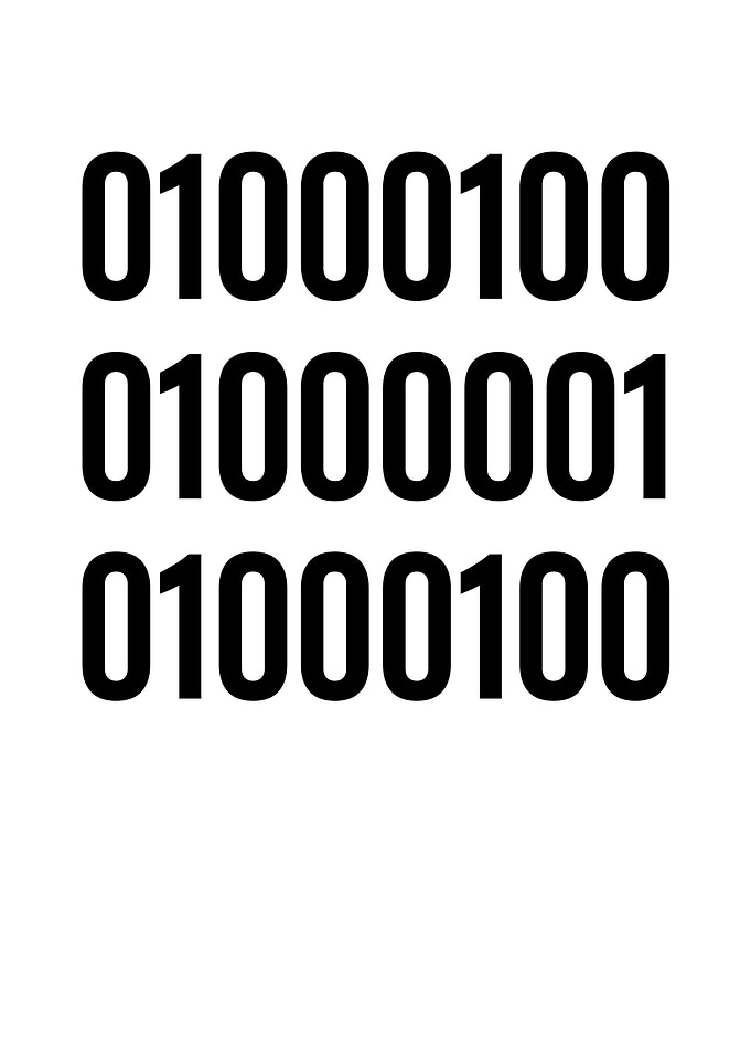 01000100 01000001 10001000
