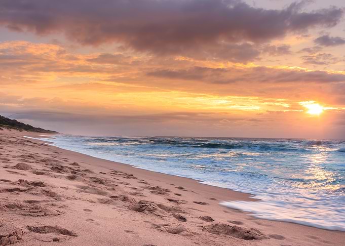 Indian Ocean at sunrise