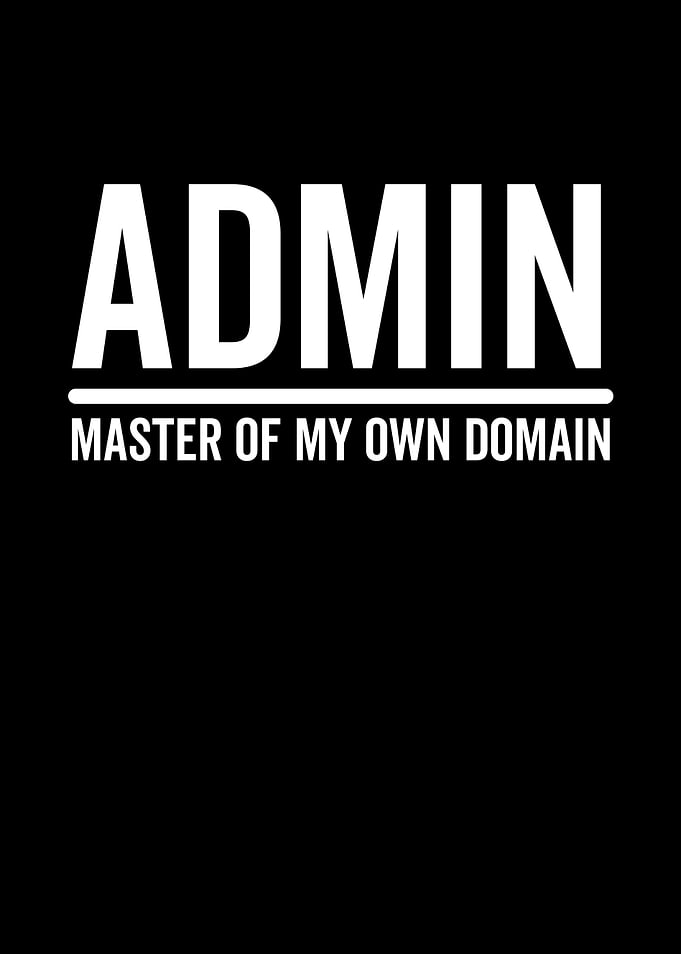 Admin Master Of My Own