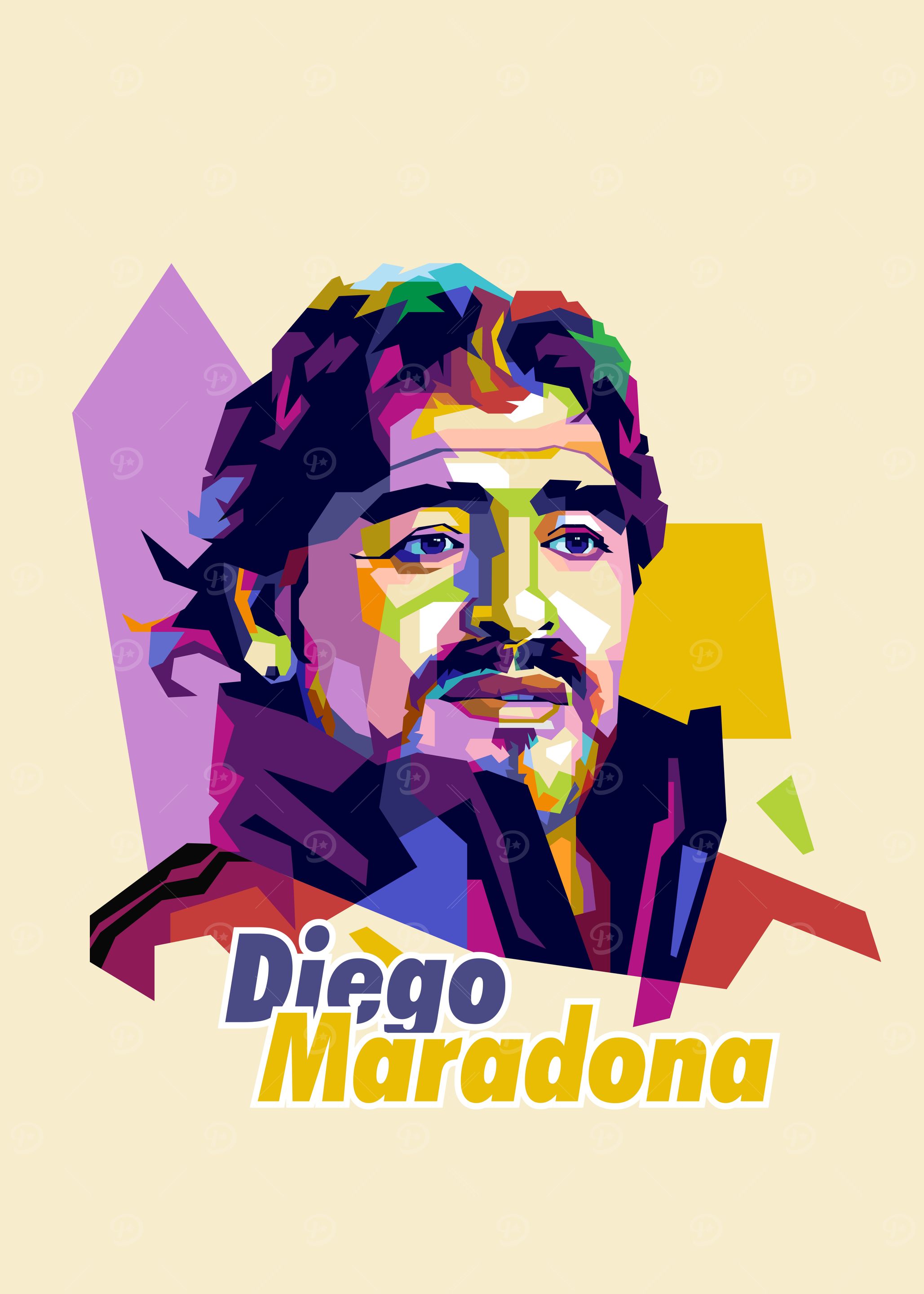 Diego Maradona Pop Art