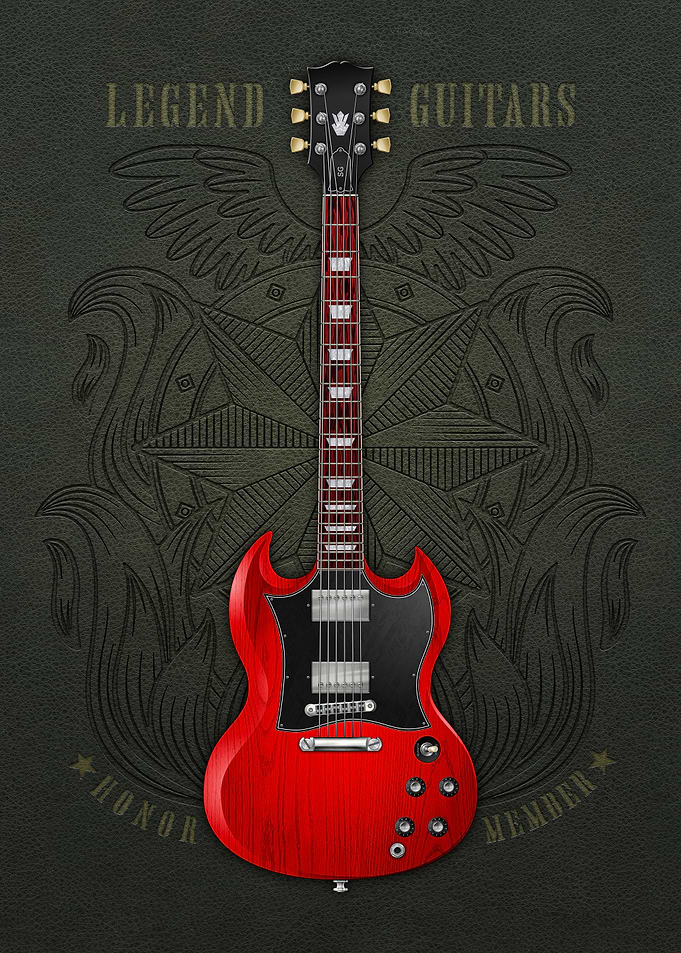 Electric guitar legend SG