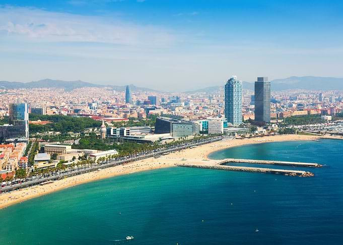 Barcelona Spain City Beach