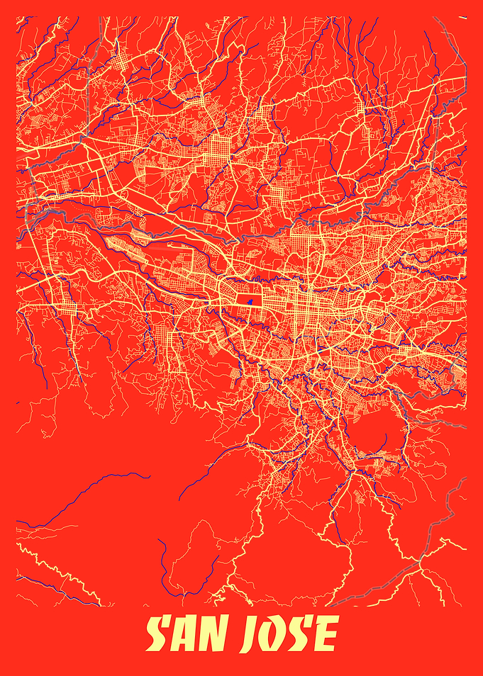 San Jose Retro City Map