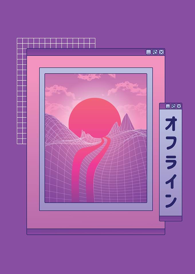 RETROWAVE LANSCAPE