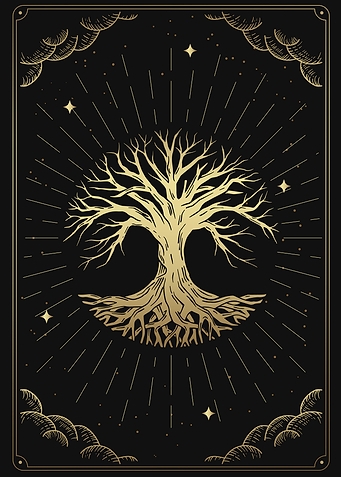 Tarot card tree of life