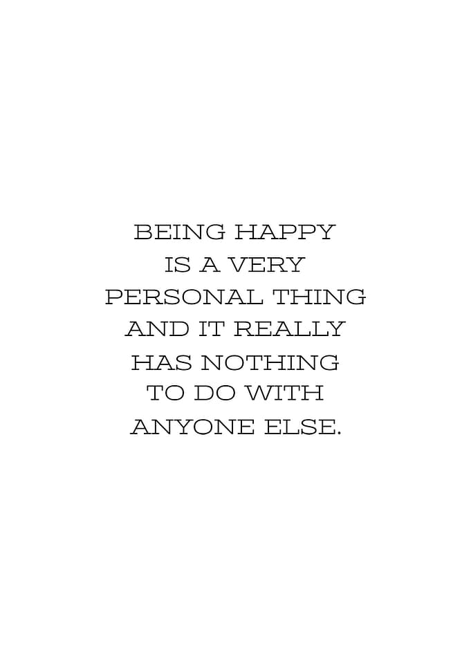 Happiness Quotes Wall Art