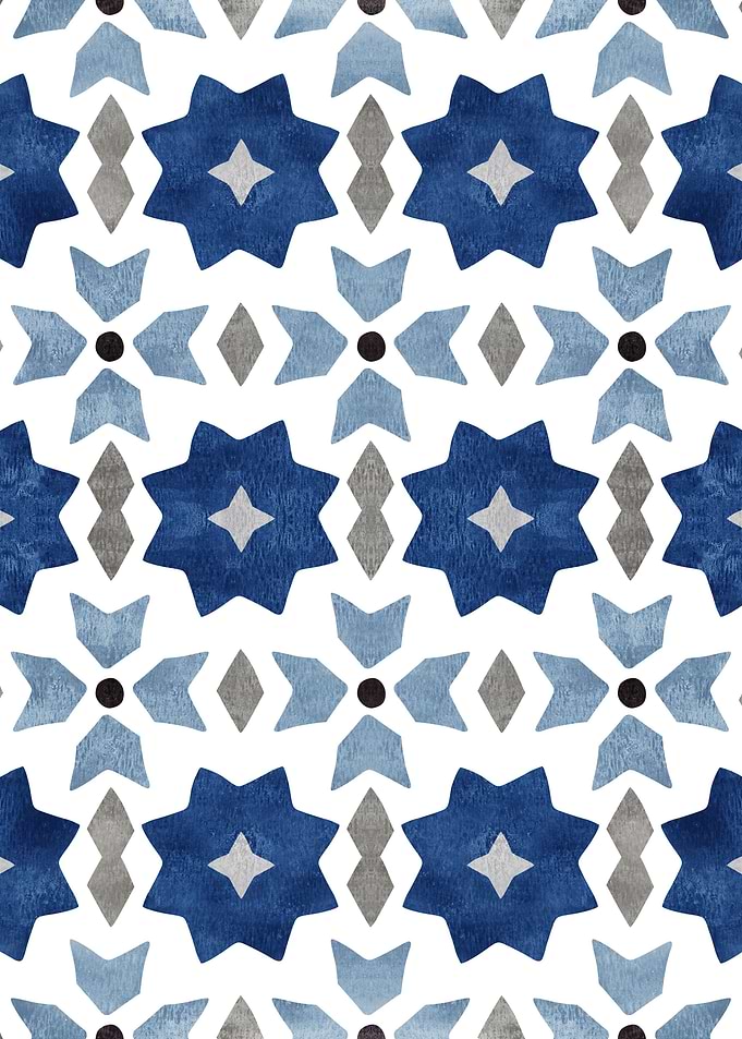 Moroccan Floral Tile 17
