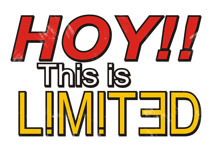 HOY this is limited