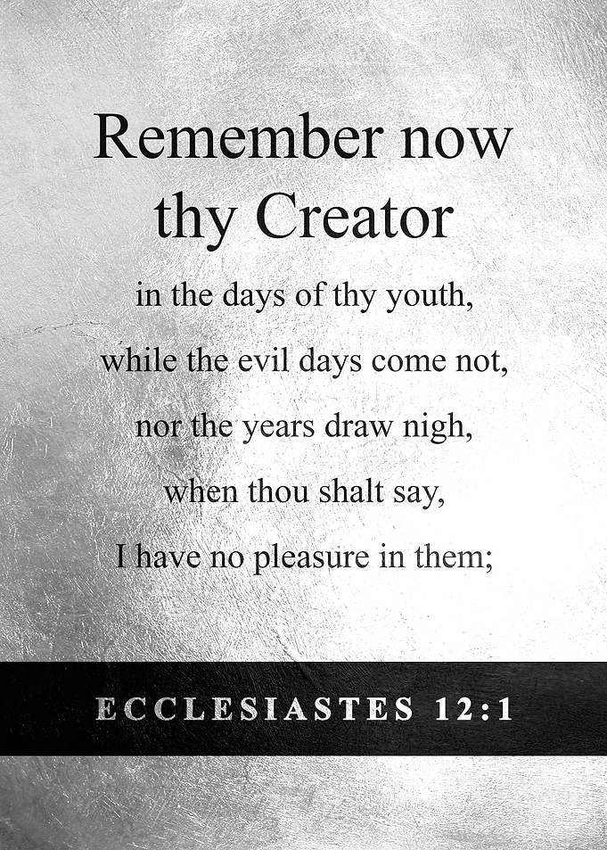 Ecclesiastes 12 1