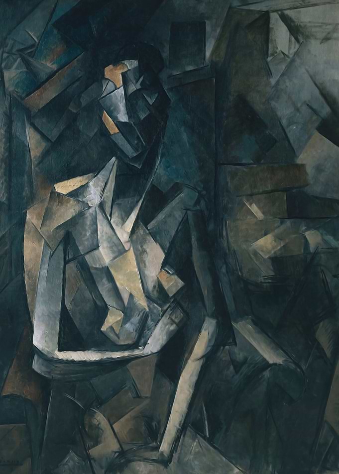 Figure dans un Fauteuil