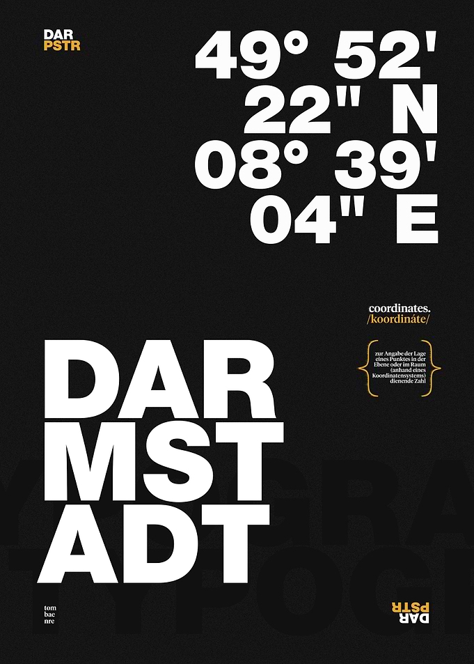 Darmstadt Typo