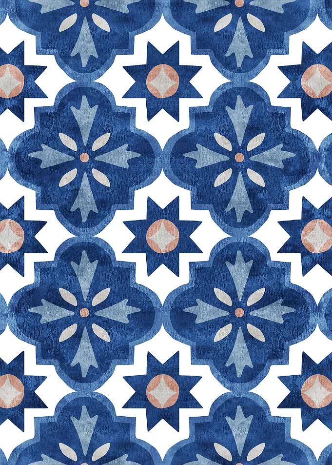 Moroccan Floral Tile 25