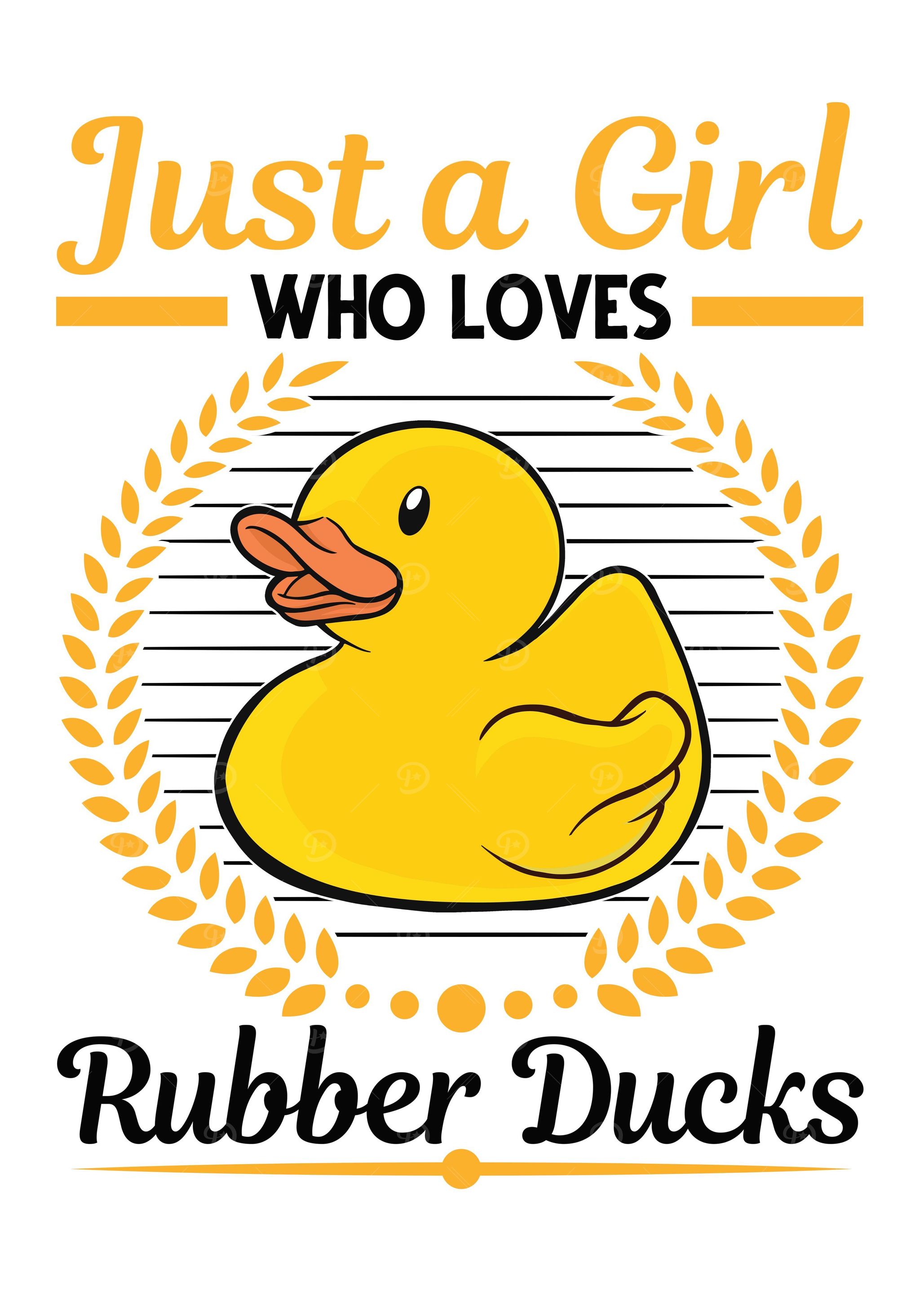 Rubber Duck Girl Bath Gift