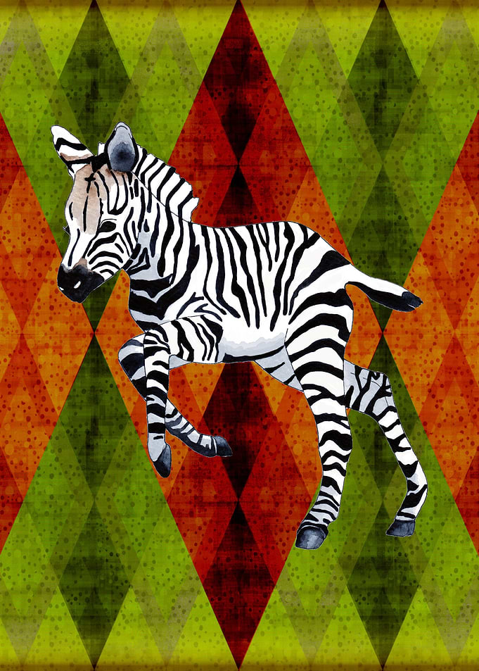 Zebra poster