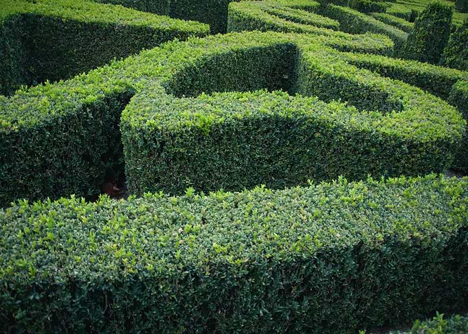 French Garden Heart