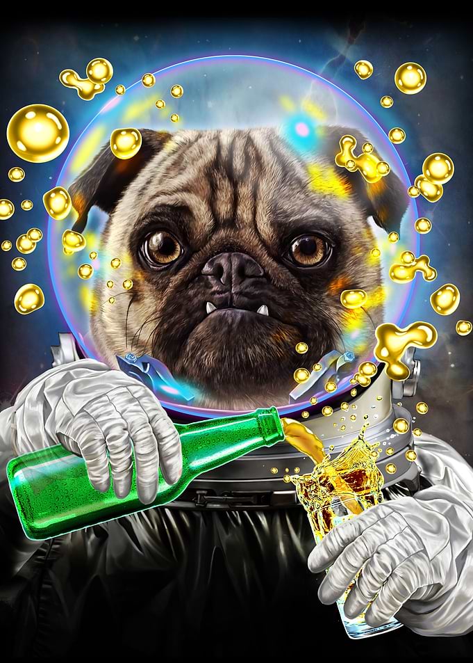 Astronaut Pug