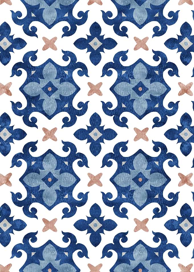 Moroccan Floral Tile 24