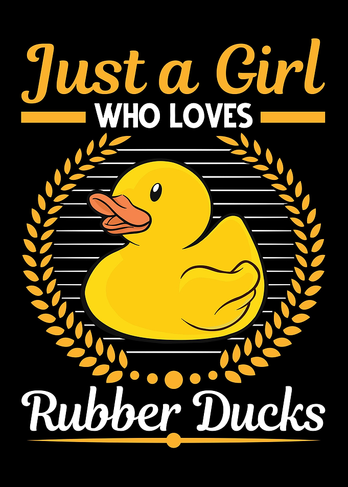 Rubber Duck Girl Bath Gift