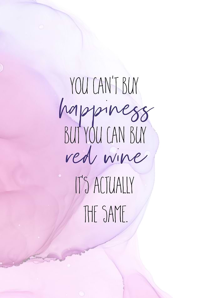 YOU CANT BUY HAPPINESS
