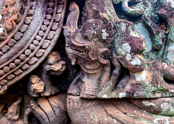 Basrelief in Prasat Bayon
