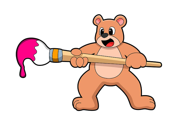 Bear Painter Brush