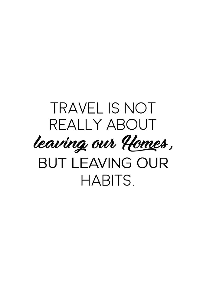 Travel Quotes Wall Poster