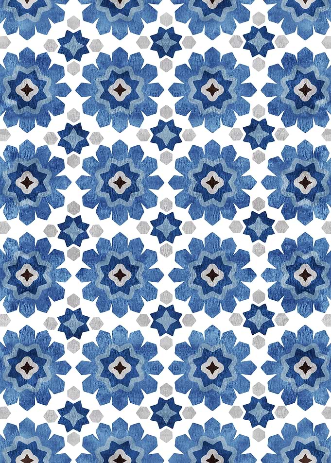 Moroccan Floral Tile 21