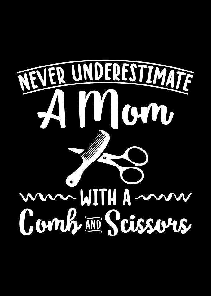 Comb Scissors Mom Gift