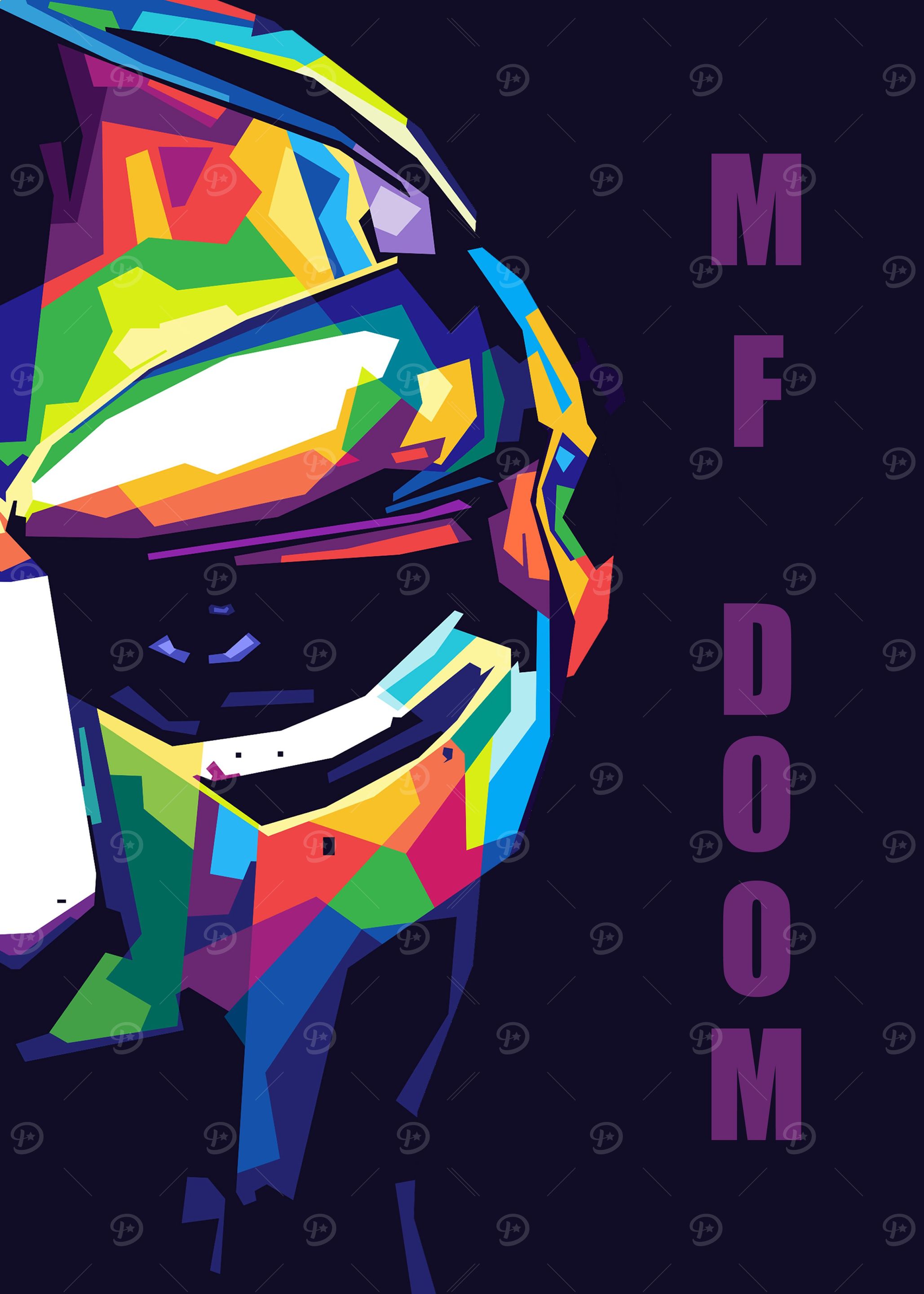 Mf Doom Wpap Pop Art