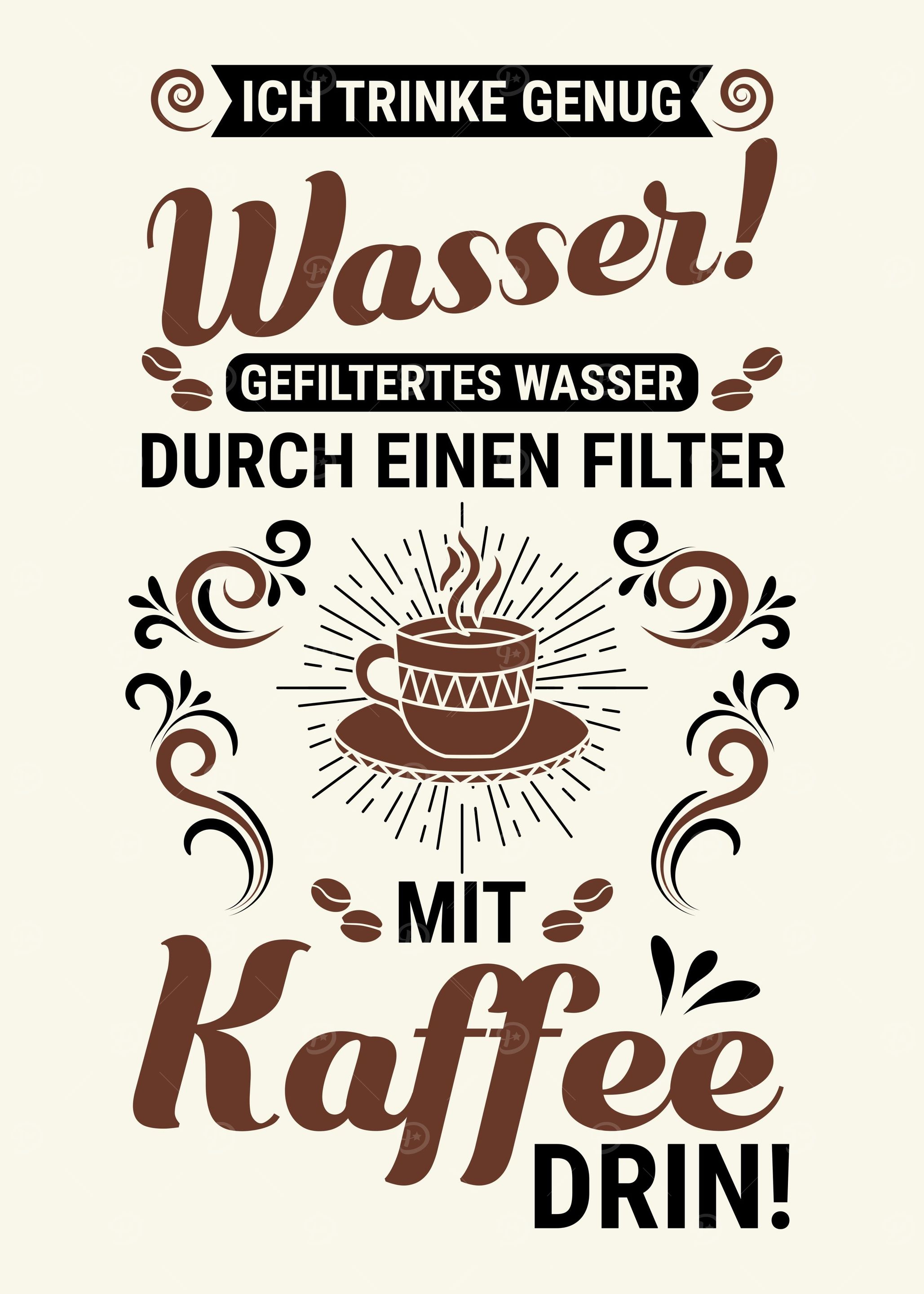 Lustiger Caf Spruch