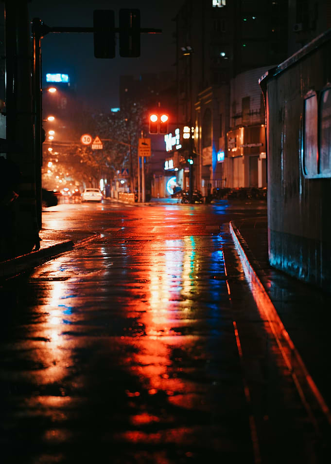 reflection of the night