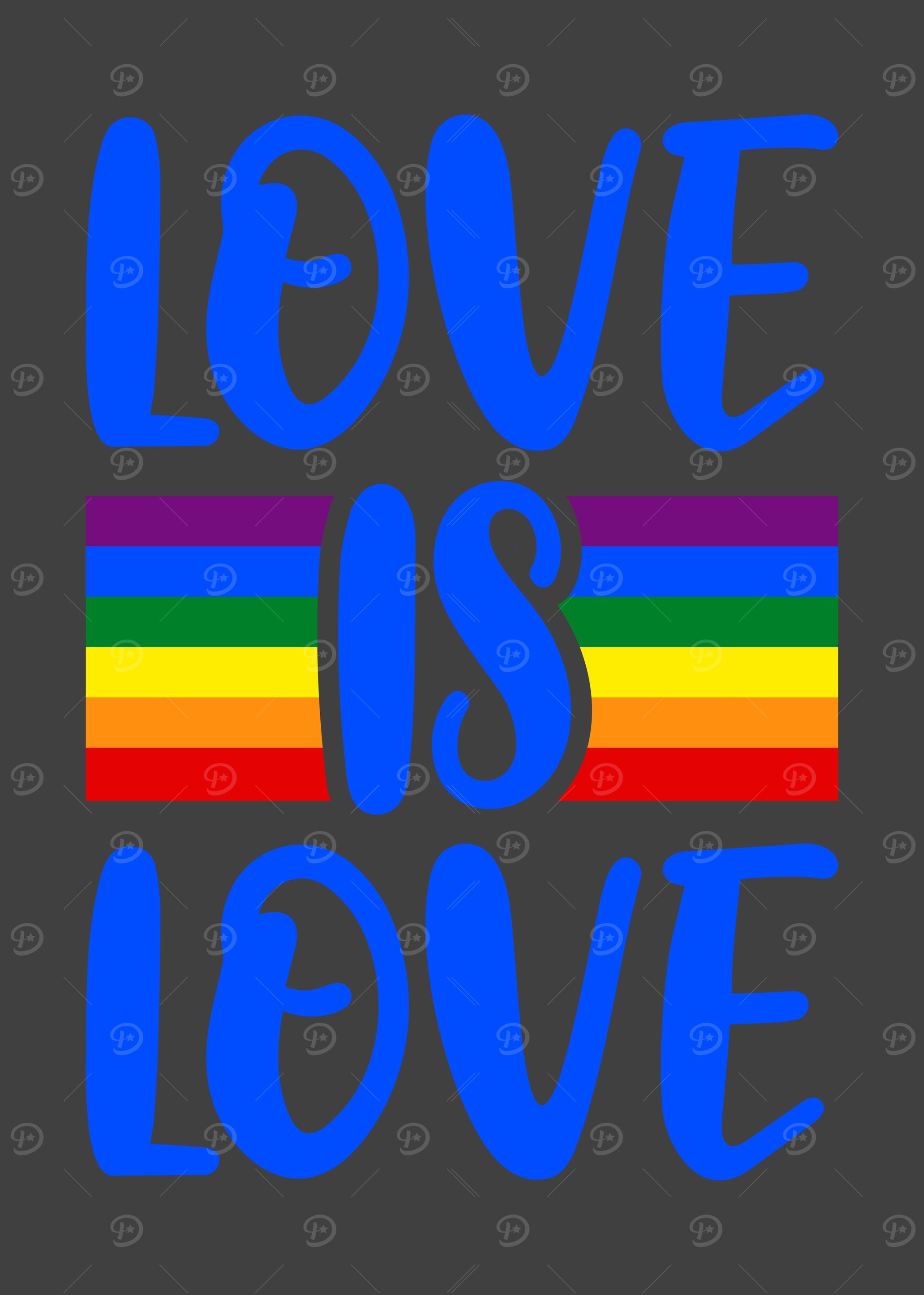 LOVE IS LOVE LGBT Pride
