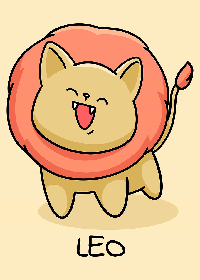 ZODIAC CUTE CAT LEO