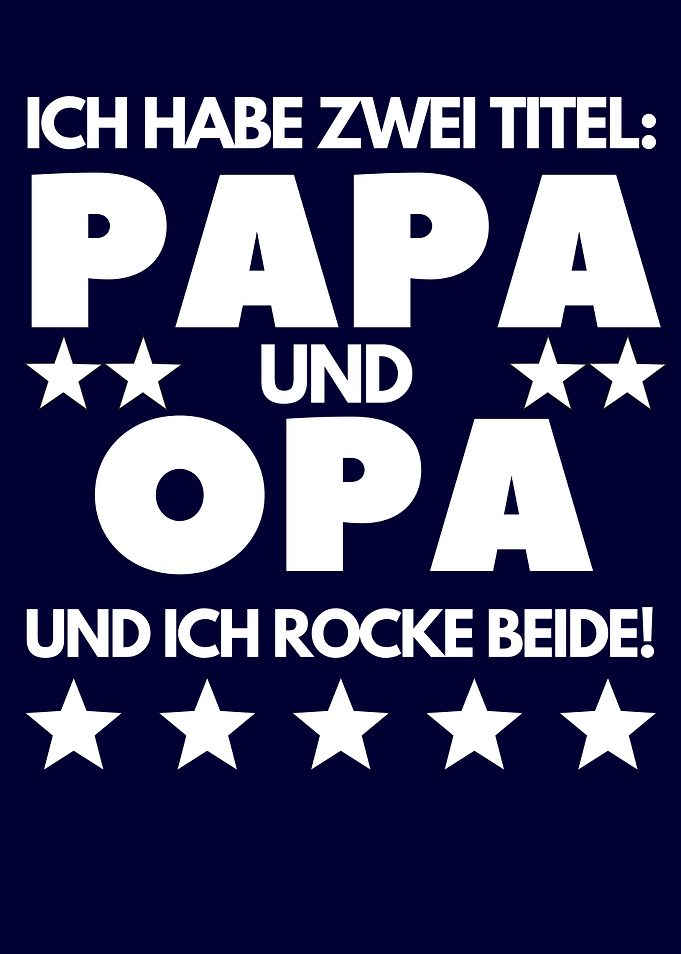 Two Titles Papa and Opa