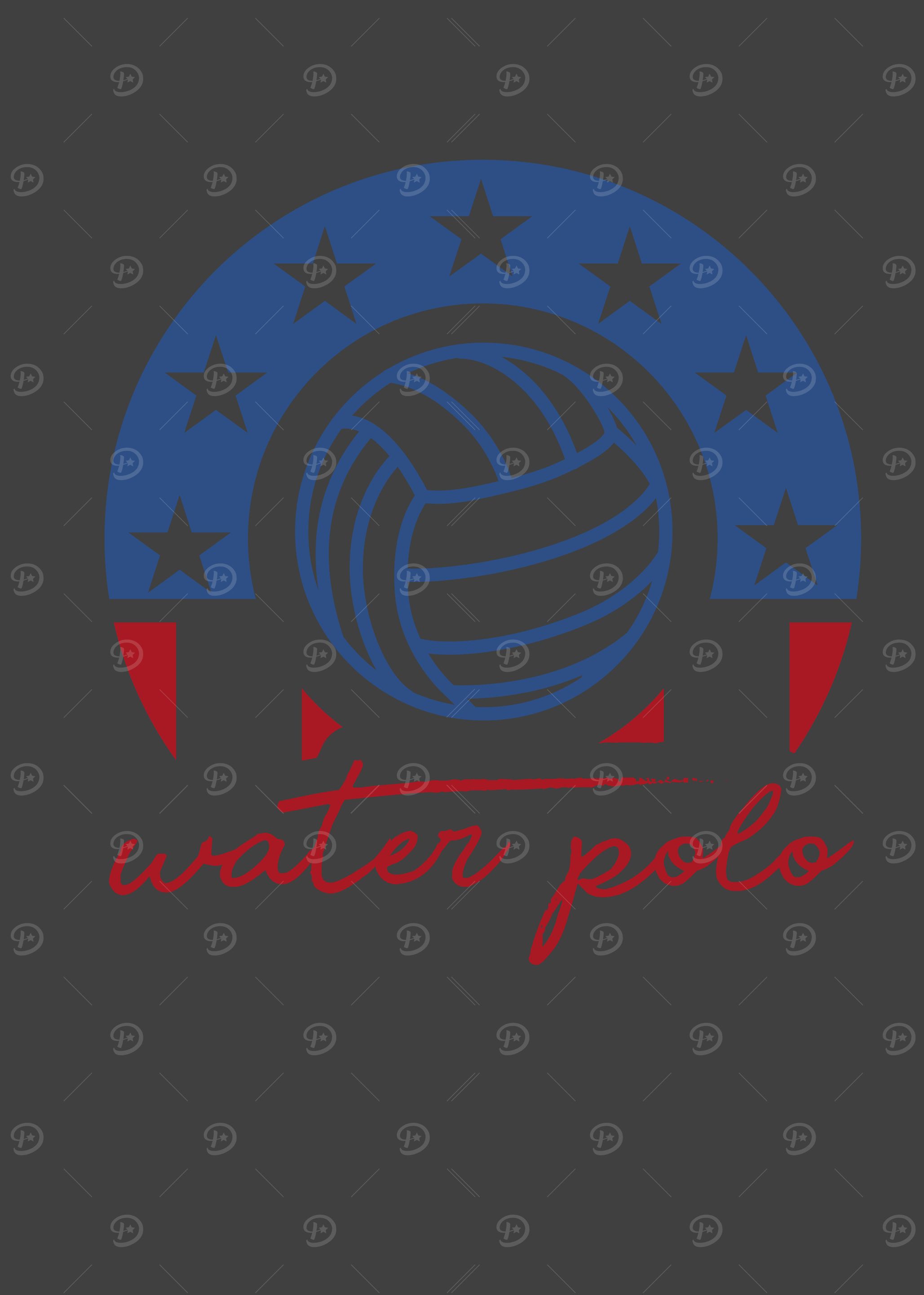 Water Polo Cute Team