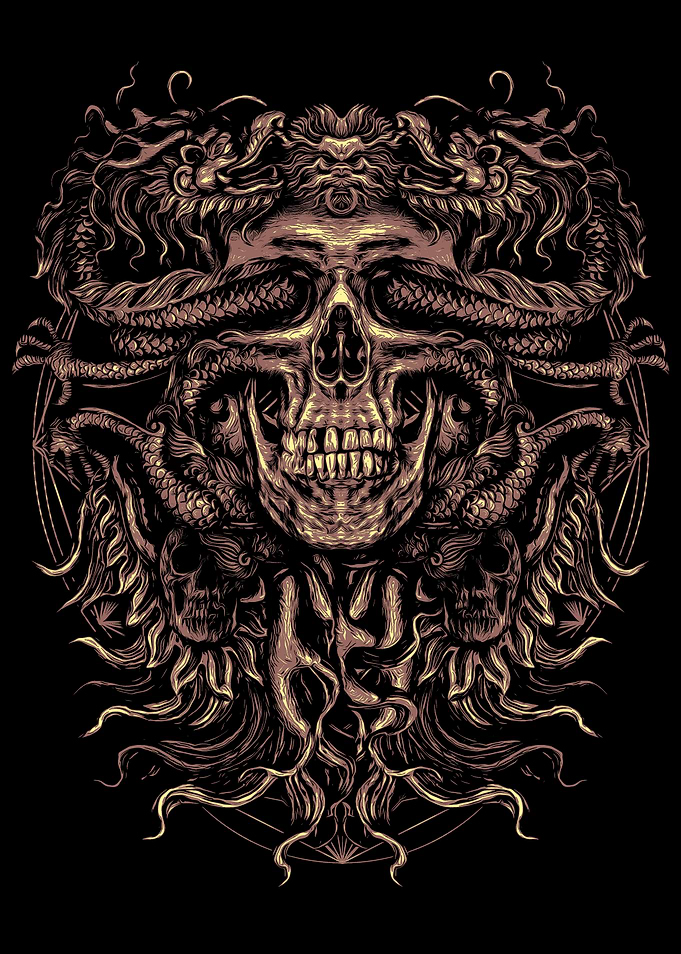 Skull And Dragons