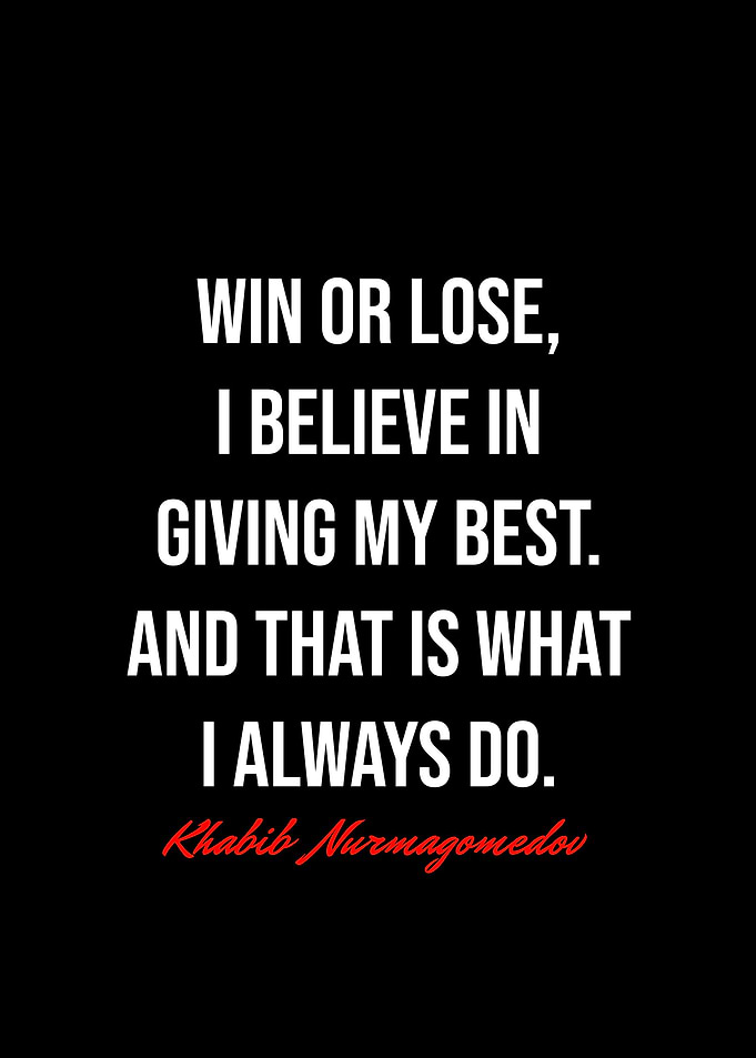 Khabib Nurmagomedov Quotes