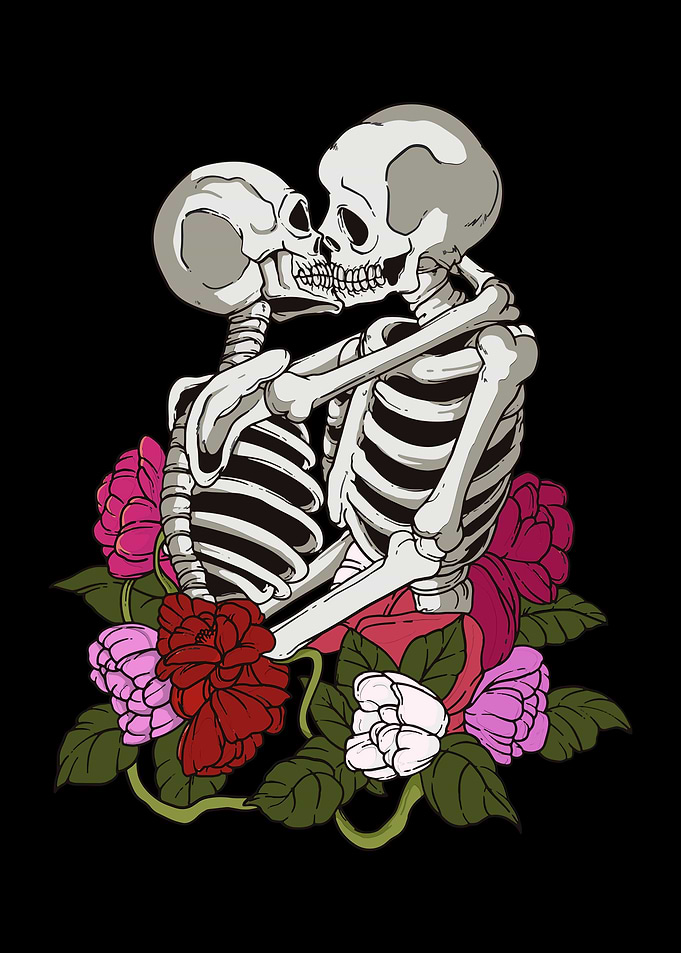 Lesbian Cool Skeleton