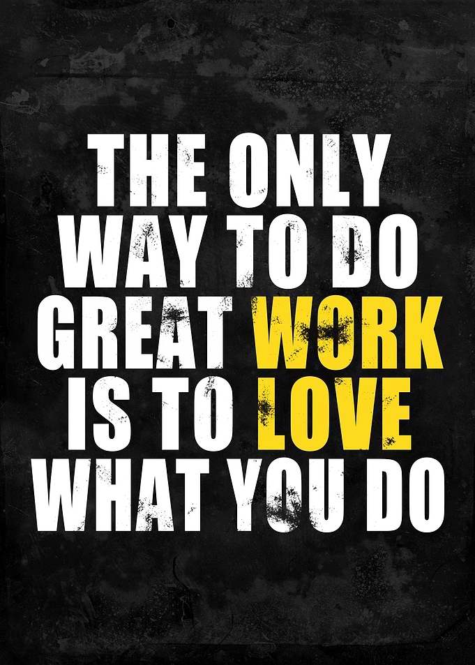 The only way to do great