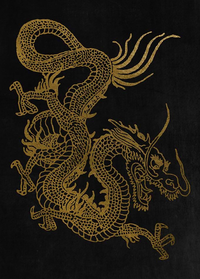 Golden Chinese Dragon