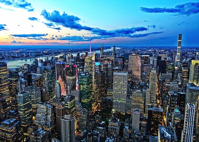 New York City Sunset USA